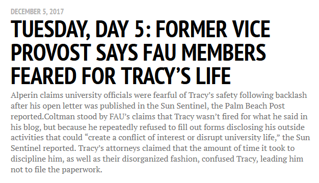 Former FAU professor James Tracy | James Tracy | Hoaxer info